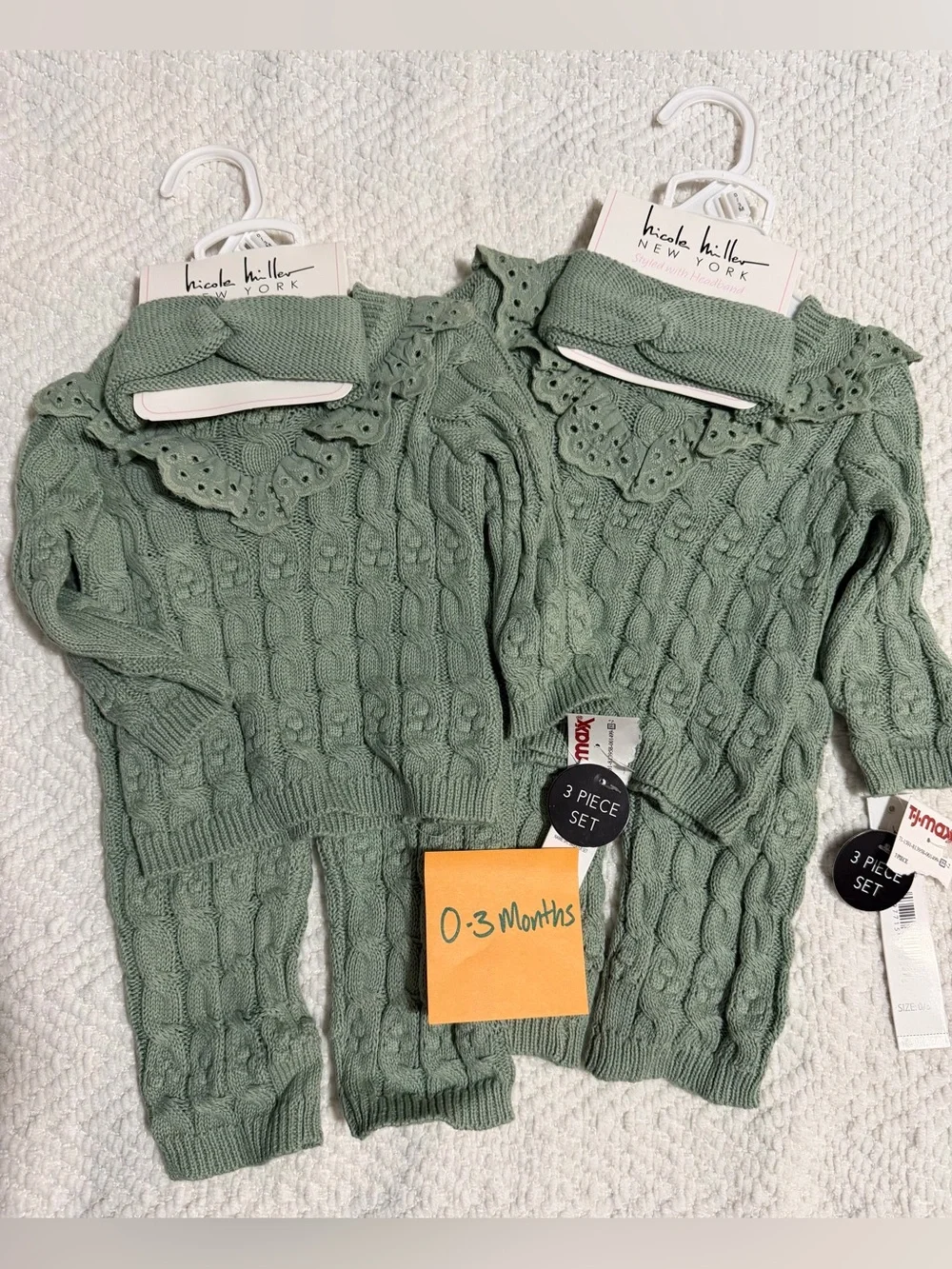 0-3month twin baby girl new outfits with tags!!